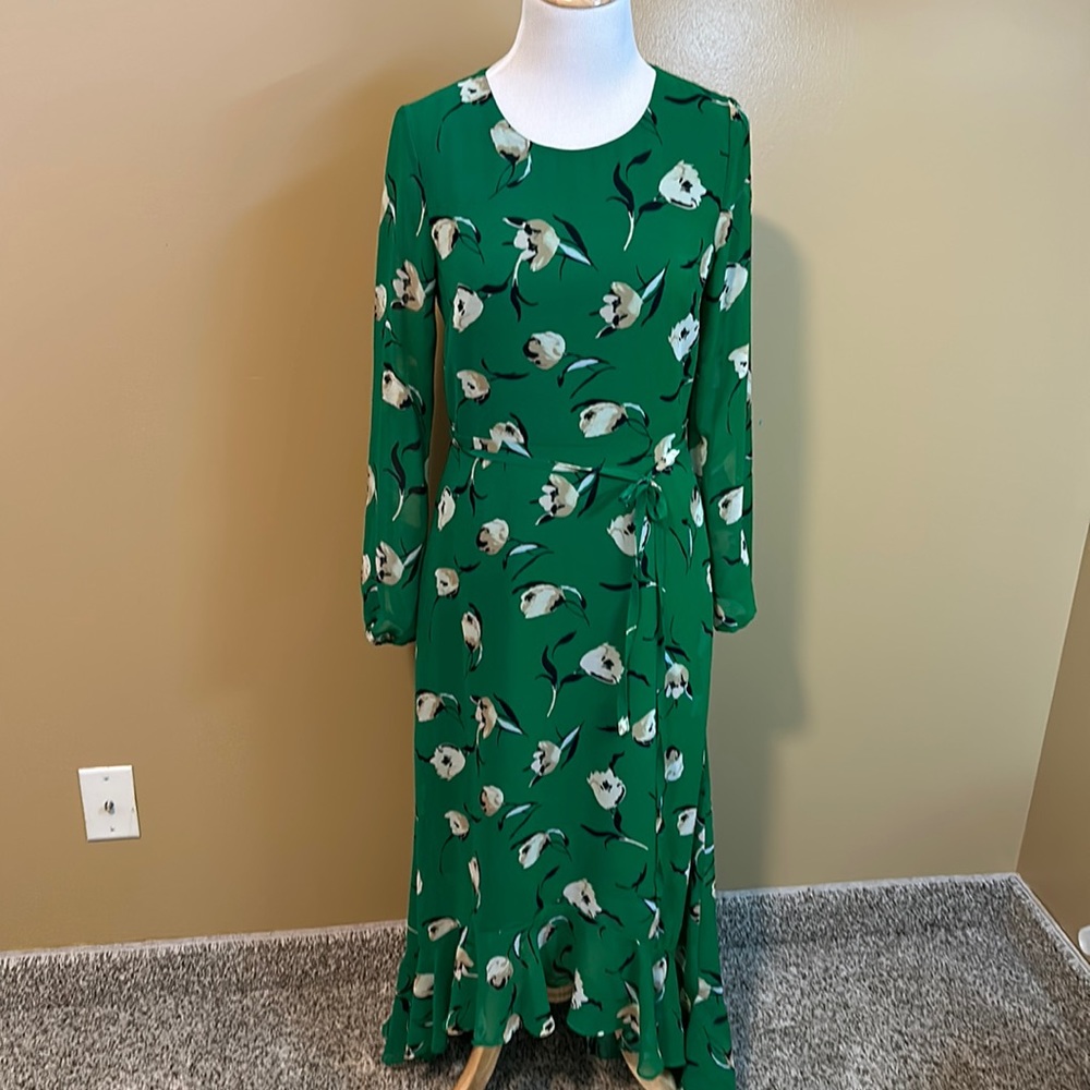 Banana Republic Chiffon High Low Hem Maxi Dress Size 2